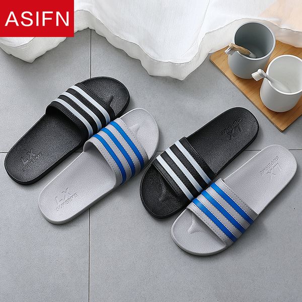 summer casual men's slippers beach slides horizontal stripes bathroom non-slip male flip flops shoes zapatos de hombre, Black
summer casual men's slippers beach slides horizontal stripes bathroom non-slip male flip flops shoes zapatos de hombre, Black