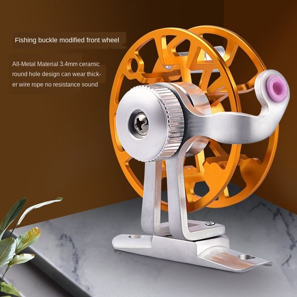 js0xs jin biao wang's new all-metal front refitted live fish buckle wire rope storage fishing modified pulley belt pulley wheel belt co
js0xs jin biao wang's new all-metal front refitted live fish buckle wire rope storage fishing modified pulley belt pulley wheel belt co