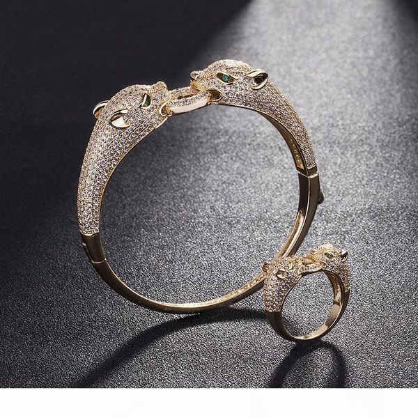 brand designer leopard bracelets for women 18k gold plated hiphop jewelry bling cubic zirconia wedding bangle, Black
brand designer leopard bracelets for women 18k gold plated hiphop jewelry bling cubic zirconia wedding bangle, Black
