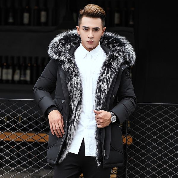 2020 winter down jacket men coat jacket with fur hood removable parka men coat masculine down plus size 4xl 5xl, Black
2020 winter down jacket men coat jacket with fur hood removable parka men coat masculine down plus size 4xl 5xl, Black