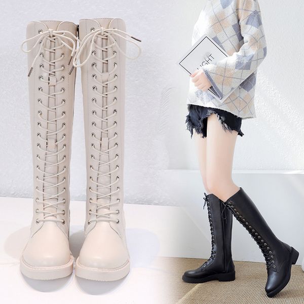 Over-the-Knee Winter Boots Women's Ladies Fashion Retro Med Heels Warm Thick Heels Lace Up Shoes Long Boots, Black
Over-the-Knee Winter Boots Women's Ladies Fashion Retro Med Heels Warm Thick Heels Lace Up Shoes Long Boots, Black