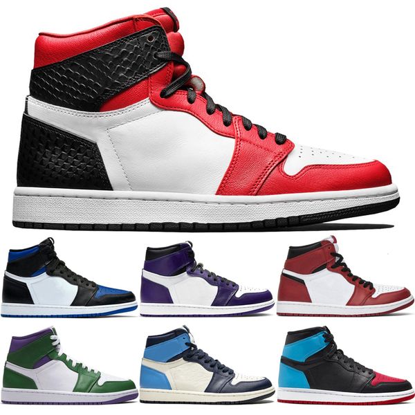 1s men 1 women basketball shoes satin snake black toe unc varsity red turbo green twist sports sneakers trainers
1s men 1 women basketball shoes satin snake black toe unc varsity red turbo green twist sports sneakers trainers