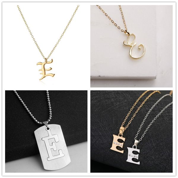 stainless steel alloy alphabet name initial letter e pendant necklace monogram america english word sign friend woman mother men's fami, Silver
stainless steel alloy alphabet name initial letter e pendant necklace monogram america english word sign friend woman mother men's fami, Silver