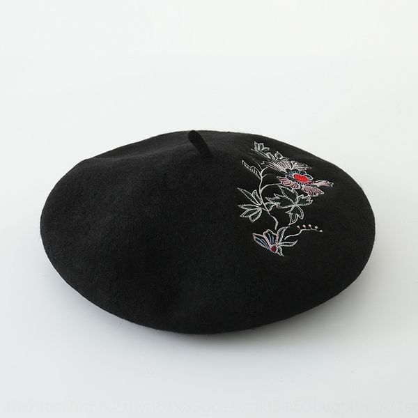 new flower embroidered wool painter painter's beret women's fashion embroidered beret hat woolen hat, Blue;gray
new flower embroidered wool painter painter's beret women's fashion embroidered beret hat woolen hat, Blue;gray