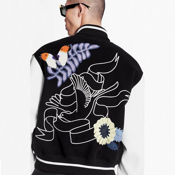 20ss andys европейского varsity jacket животные письмо полотенце вышивка бейсбольная куртка высокого качество пара женщина мужские пальто hf, Black;brown
20ss andys европейского varsity jacket животные письмо полотенце вышивка бейсбольная куртка высокого качество пара женщина мужские пальто hf, Black;brown