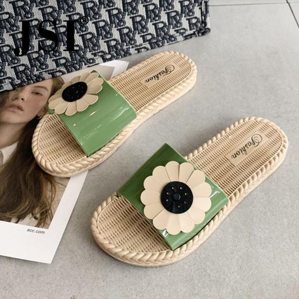 jsi summer slides outside flower decoration green slipperslady sweet lovely style slippers t6, Black
jsi summer slides outside flower decoration green slipperslady sweet lovely style slippers t6, Black