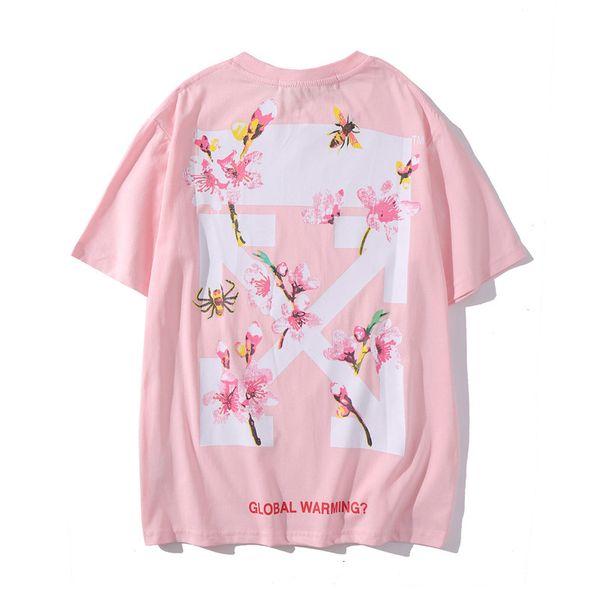 summer off pink cherry t-shirt flower arrow white short sleeve men and women couple loose base shirt4zg2, White;black
summer off pink cherry t-shirt flower arrow white short sleeve men and women couple loose base shirt4zg2, White;black