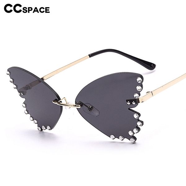49120 frameless butterfly rivet luxury sunglasses men women fashion shades uv400 vintage glasses, White;black
49120 frameless butterfly rivet luxury sunglasses men women fashion shades uv400 vintage glasses, White;black