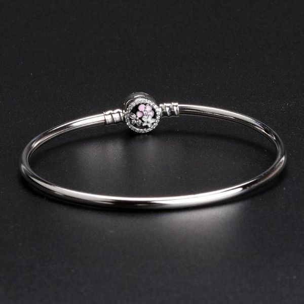 2018 fashion 925 sterling silver bangle bloom flower enamel clasp for pandora charms silver beads bracelet women jewelry diy making, Black
2018 fashion 925 sterling silver bangle bloom flower enamel clasp for pandora charms silver beads bracelet women jewelry diy making, Black