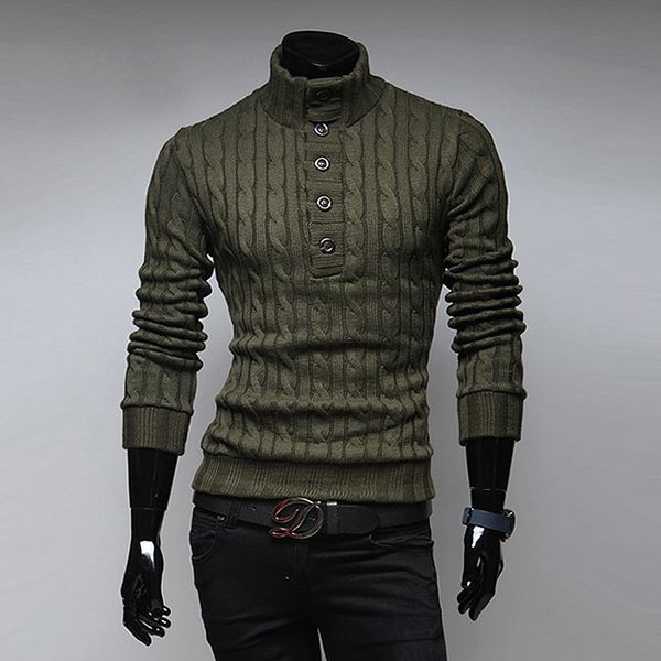 2020 men's sweaters knitted long sleeve turtleneck ugly sweater slim black button decoration sweater winter/warm streetwear my28, White;black
2020 men's sweaters knitted long sleeve turtleneck ugly sweater slim black button decoration sweater winter/warm streetwear my28, White;black