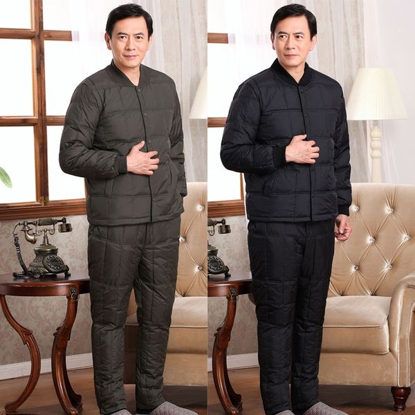 qcxqx middle-aged and elderly down jacket liner suit men's short warm trousers down jacket cotton trousers thickened warm dad's co, Black
qcxqx middle-aged and elderly down jacket liner suit men's short warm trousers down jacket cotton trousers thickened warm dad's co, Black