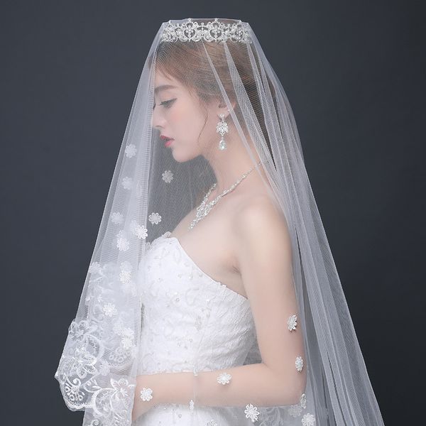 wedding accessories long bridal veil wedding lace veil headdress p shoot for wedding marry ceremony party supplies, Black
wedding accessories long bridal veil wedding lace veil headdress p shoot for wedding marry ceremony party supplies, Black