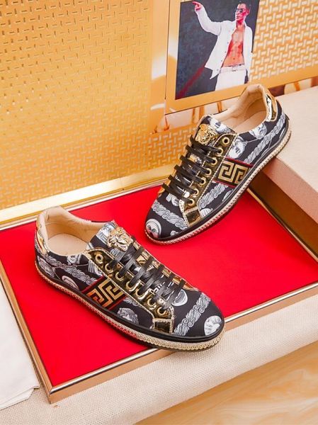 2020l luxury custom medusa printed low-lace-up casual sports shoes, high-end fashion wild outdoor men's shoes, size: 38-451, Black
2020l luxury custom medusa printed low-lace-up casual sports shoes, high-end fashion wild outdoor men's shoes, size: 38-451, Black