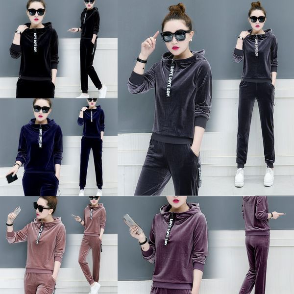 yhekh gold velvet women's clothing 2019 new casual korean fashion suit spring and sportswear sweater sportswear autumn thin fashion swe, Gray
yhekh gold velvet women's clothing 2019 new casual korean fashion suit spring and sportswear sweater sportswear autumn thin fashion swe, Gray