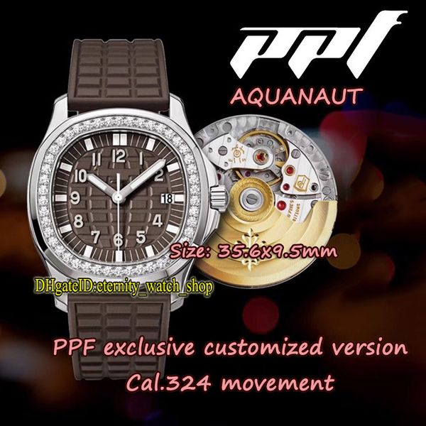 version ppf aquanaut 5067a-023 cal.324 s c automatic woman watches brown dial diamond inlay case iced out sport lady watches 5068 5067, Slivery;brown
version ppf aquanaut 5067a-023 cal.324 s c automatic woman watches brown dial diamond inlay case iced out sport lady watches 5068 5067, Slivery;brown