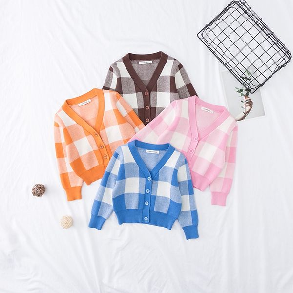 clothing sweater 2019 autumn new korean style plaid knitted cardigan coat children's children's boys and girls sweater cardigan co, Blue
clothing sweater 2019 autumn new korean style plaid knitted cardigan coat children's children's boys and girls sweater cardigan co, Blue