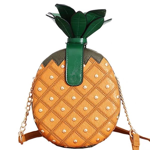abera2020 new women pineapple shape pu leather shoulder bag fashion lovely fruit handbag ladies mini chain personalized rivet bag
abera2020 new women pineapple shape pu leather shoulder bag fashion lovely fruit handbag ladies mini chain personalized rivet bag