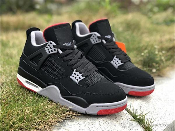 2019 new authentic og 4 bred black cement red white 4s iv men women basketball shoes sports sneakers with original box 308497-060
2019 new authentic og 4 bred black cement red white 4s iv men women basketball shoes sports sneakers with original box 308497-060