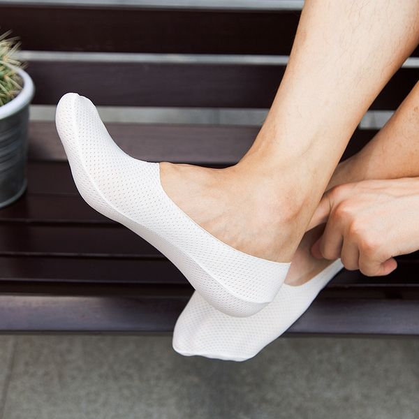 ice silk men's socks pumps ice silk anti-slip anti-off sports mesh summer men's ankle socks deodorant invisible ankle sock, Black
ice silk men's socks pumps ice silk anti-slip anti-off sports mesh summer men's ankle socks deodorant invisible ankle sock, Black