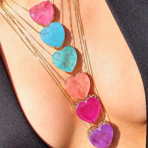 newranos pedra fusion stone heart necklace 10 colors birthstone pendant necklaces crystal long chain necklaces party jewelry, Silver
newranos pedra fusion stone heart necklace 10 colors birthstone pendant necklaces crystal long chain necklaces party jewelry, Silver