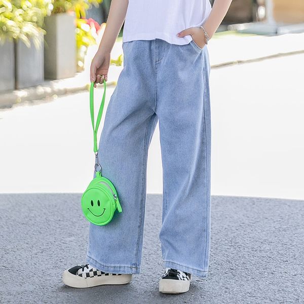 marcos girls' 2020 new summer thin loose and jeans straight casual korean style wide leg jeans western style, Blue
marcos girls' 2020 new summer thin loose and jeans straight casual korean style wide leg jeans western style, Blue