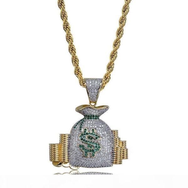 хип-хоп сша деньги сумка стек денежные монеты кулон ожерелья золото iced out bling кубический циркон ожерелья мужчины хип-хоп ювелирных изде, Silver
хип-хоп сша деньги сумка стек денежные монеты кулон ожерелья золото iced out bling кубический циркон ожерелья мужчины хип-хоп ювелирных изде, Silver