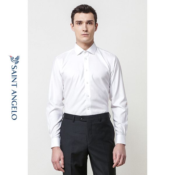 happy bird new men's business suit durable white long sleeve shirt slim square collar professional cotton shirt, White;black
happy bird new men's business suit durable white long sleeve shirt slim square collar professional cotton shirt, White;black