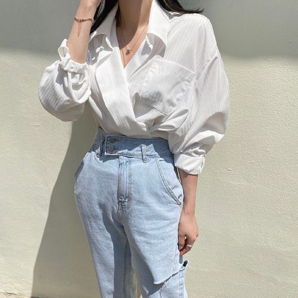 women's blouses & shirts rugod 2021 arrivals ruffles summer shirt for ladies v-neck puff sleeve female fashion sweet, White
women's blouses & shirts rugod 2021 arrivals ruffles summer shirt for ladies v-neck puff sleeve female fashion sweet, White