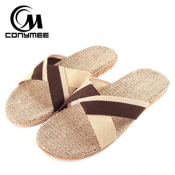 conymee 2020 summer men slippers sandals indoor home flat shoes casual sneakers men flax sandalias flip flop hombres big size, Black
conymee 2020 summer men slippers sandals indoor home flat shoes casual sneakers men flax sandalias flip flop hombres big size, Black