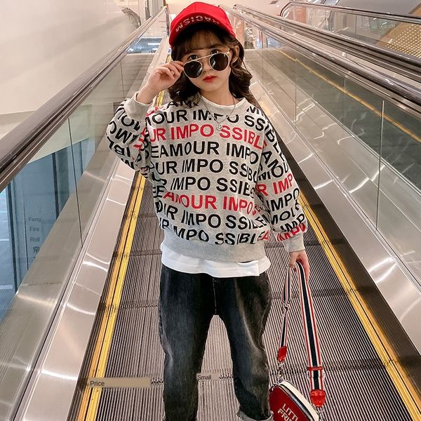 children's wear girl jeans set pants pants suit jeans suit new autumn medium and big girl thin sweater letter two-piece set
children's wear girl jeans set pants pants suit jeans suit new autumn medium and big girl thin sweater letter two-piece set