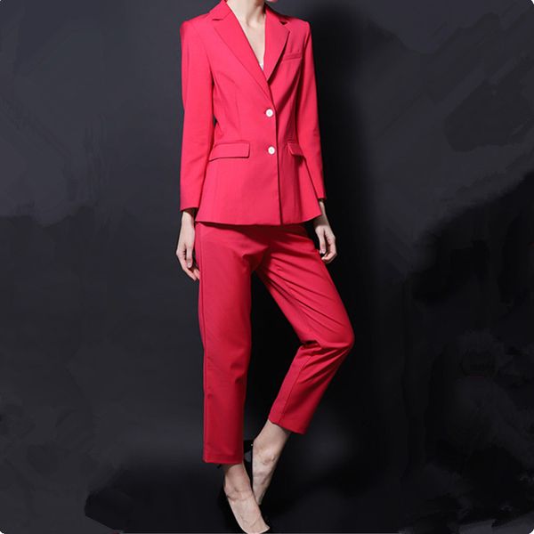 women's suit women's high-quality casual suit two-piece (jacket + pants) formal custom, White
women's suit women's high-quality casual suit two-piece (jacket + pants) formal custom, White
