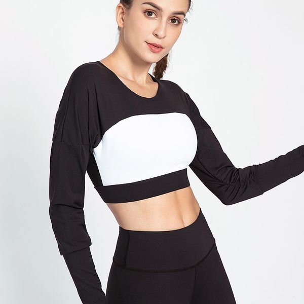 yoga show belly shirts long sleeve workout fitness running shirts training yoga sportswear double color stitching, White;red
yoga show belly shirts long sleeve workout fitness running shirts training yoga sportswear double color stitching, White;red