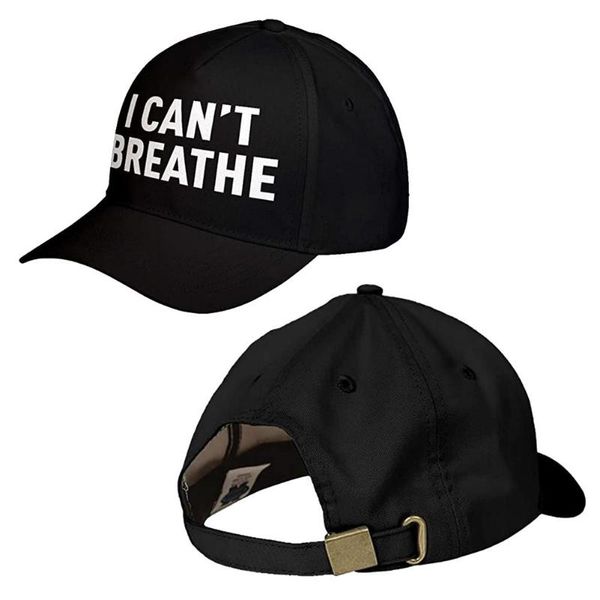 i can't breathe baseball cap sun protection embroidery casual hats for men women outdoors sports fashion 2020 new c, Black
i can't breathe baseball cap sun protection embroidery casual hats for men women outdoors sports fashion 2020 new c, Black