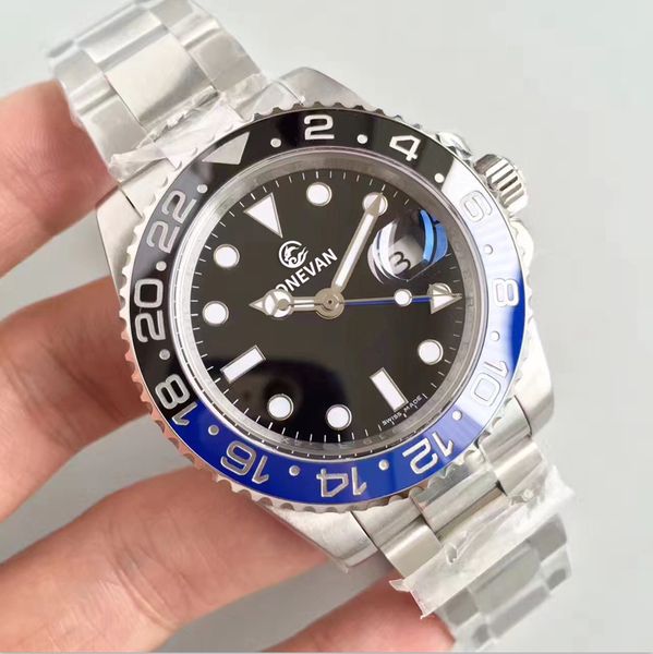 u1 factory batman gmt blue black ceramic bezel sapphire mens watch 40mm black dial watches automatic mechanical wristwatches, Slivery;brown
u1 factory batman gmt blue black ceramic bezel sapphire mens watch 40mm black dial watches automatic mechanical wristwatches, Slivery;brown