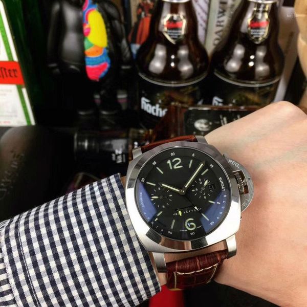 47mm*16mm pamleather watches 316l stainless steel for man automatic pam 2 colors wristwatches 2020 new design1, Slivery;brown
47mm*16mm pamleather watches 316l stainless steel for man automatic pam 2 colors wristwatches 2020 new design1, Slivery;brown