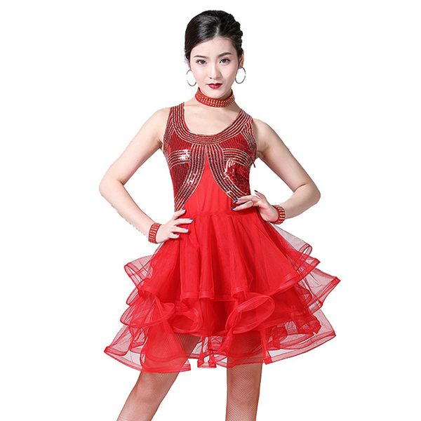 stage wear women tutu dance clothes competition salsa samba dress sequins 3 pieces set latin dresses, Black;red
stage wear women tutu dance clothes competition salsa samba dress sequins 3 pieces set latin dresses, Black;red
