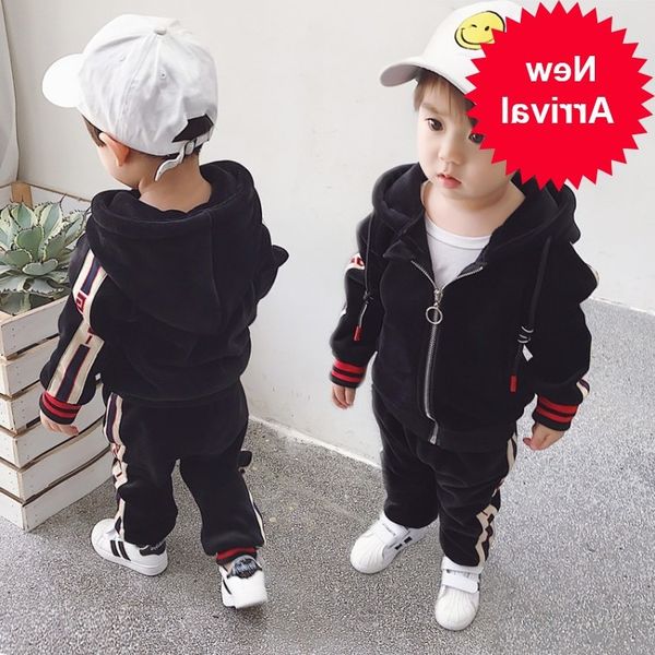 years boys 2-8 autumn casual sports zipper cardigan 2 pcs set (hoodie+ long pant) fashion striped thicken fleece hoodies suits, White
years boys 2-8 autumn casual sports zipper cardigan 2 pcs set (hoodie+ long pant) fashion striped thicken fleece hoodies suits, White