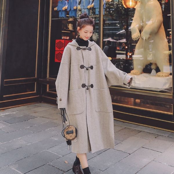 nzuxz chic young girl woolstyle long hooded croissanta-shaped loose thickened woolen chic young girl coat wool wool woolstyle long hooded cr, Black
nzuxz chic young girl woolstyle long hooded croissanta-shaped loose thickened woolen chic young girl coat wool wool woolstyle long hooded cr, Black