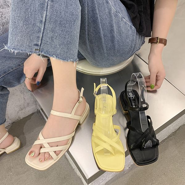 2020 sandals clear heels med all-match square toe retro woman shoes flip flops platform suit female beige women's medium, Black
2020 sandals clear heels med all-match square toe retro woman shoes flip flops platform suit female beige women's medium, Black