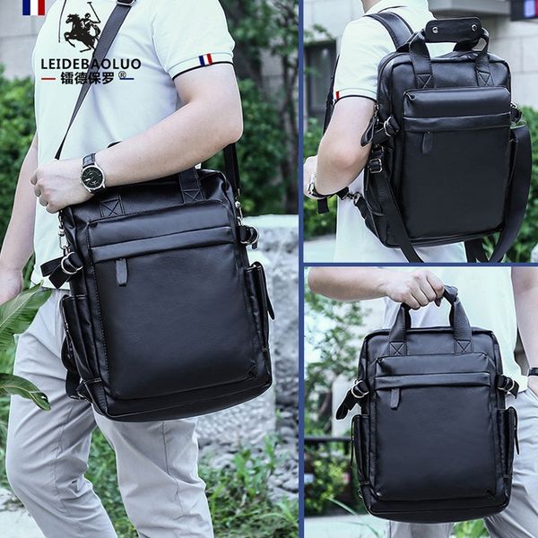 paul men's soft leather large capacity business multifunctional bag computer backpack leisure travel computer bag backpack 
paul men's soft leather large capacity business multifunctional bag computer backpack leisure travel computer bag backpack