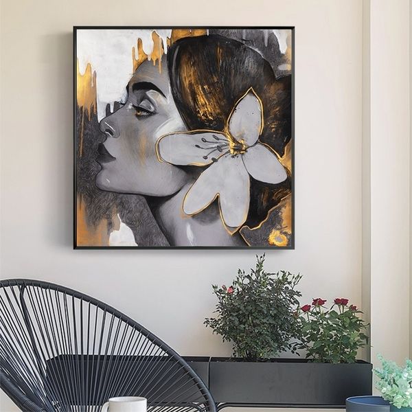 modern abstract golden girl face canvas oil painting fashion posters & prints wall art pictures for living room nordic home decor
modern abstract golden girl face canvas oil painting fashion posters & prints wall art pictures for living room nordic home decor
