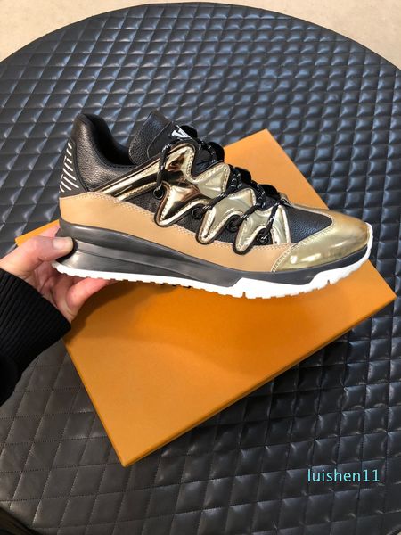 personality and fashion famous luxury designers sneakers lace-up shoes with genuine leather casual designers shoes l11, Black
personality and fashion famous luxury designers sneakers lace-up shoes with genuine leather casual designers shoes l11, Black