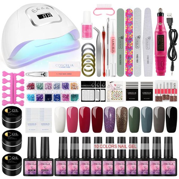 ship from ru coscelia 10 colors nail gel polish kit manicure set with led uv lamp nail dryer all for art manicure kit
ship from ru coscelia 10 colors nail gel polish kit manicure set with led uv lamp nail dryer all for art manicure kit