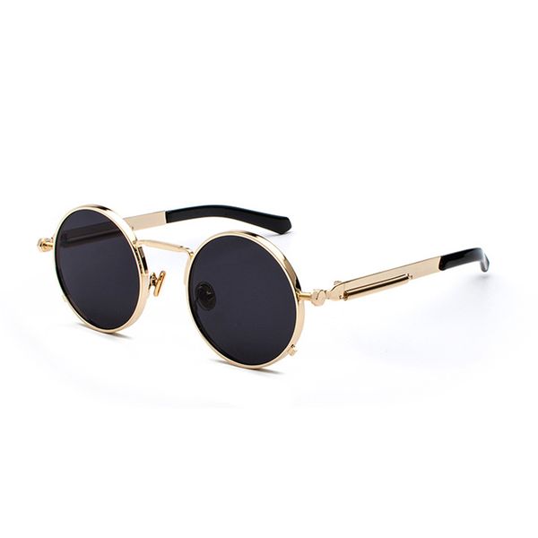 zuczug brand design punk round sunglasses men women classic metal steampunk small sun glasses male coating eyewear uv400, White;black
zuczug brand design punk round sunglasses men women classic metal steampunk small sun glasses male coating eyewear uv400, White;black