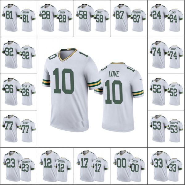 green bay packers men #81 josiah deguara 12 aaron rodgers 10 jor dan love women youth nfl custom color rush legend jersey, Black;red
green bay packers men #81 josiah deguara 12 aaron rodgers 10 jor dan love women youth nfl custom color rush legend jersey, Black;red