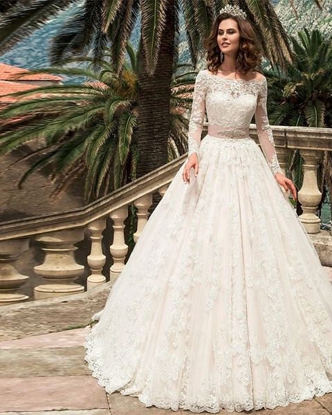 a-line wedding dresses off shoulder sweep / brush train lace 3/4 length sleeve country romantic see-through illusion detail with beading dra, White
a-line wedding dresses off shoulder sweep / brush train lace 3/4 length sleeve country romantic see-through illusion detail with beading dra, White