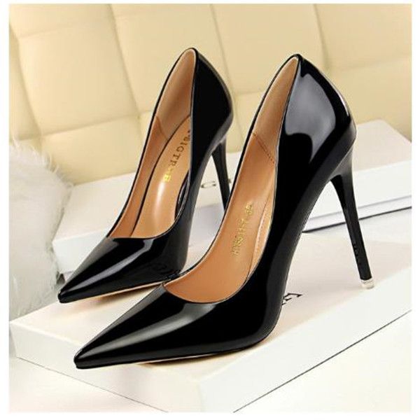 new patent leather pumps fashion office shoes women high heels shoes women's wedding shoes party, Black
new patent leather pumps fashion office shoes women high heels shoes women's wedding shoes party, Black
