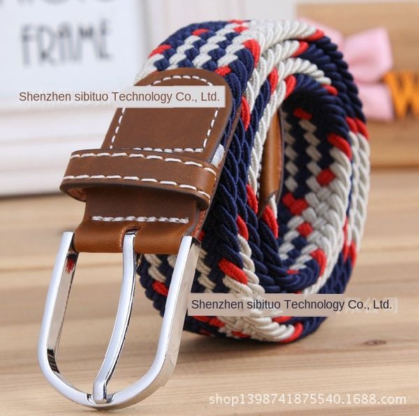korean b casual pants band style elastic woven elastic canvas belt men's and women's versatile pin buckle casual pants belt, Black;brown
korean b casual pants band style elastic woven elastic canvas belt men's and women's versatile pin buckle casual pants belt, Black;brown
