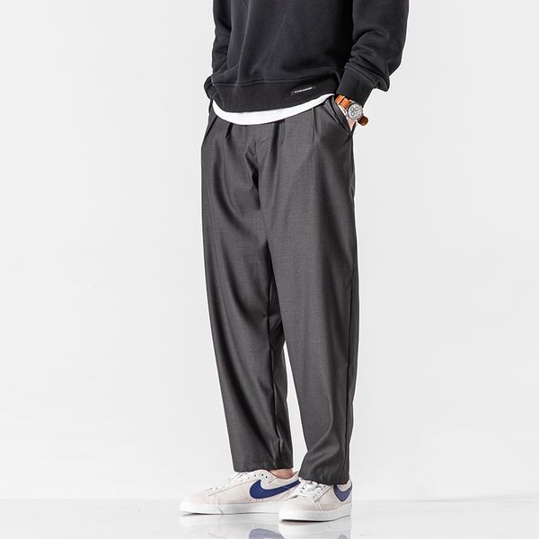men vintage fashion casual suit pant male streetwear hip hop loose harem trousers japan style pants, White;black
men vintage fashion casual suit pant male streetwear hip hop loose harem trousers japan style pants, White;black