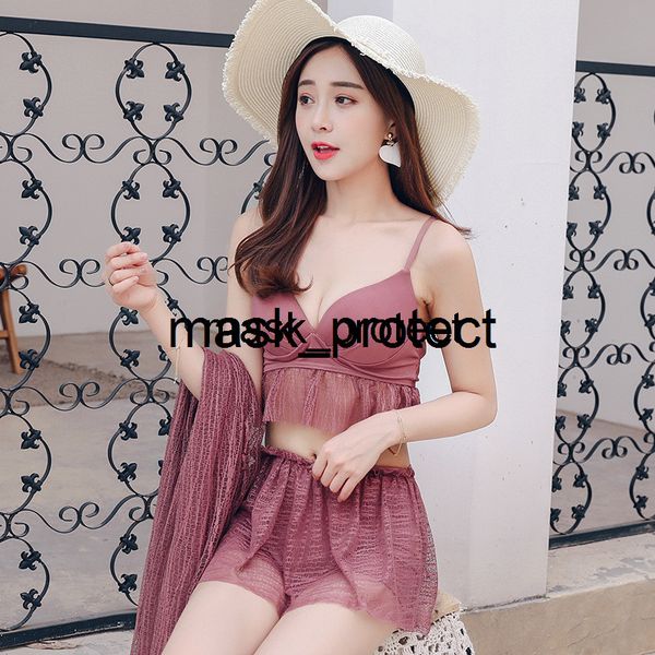 dress 2019 new women's bikini lengthened mesh flat angle steel support bikini chest-closed and chest-gathering women's split swims, White;black
dress 2019 new women's bikini lengthened mesh flat angle steel support bikini chest-closed and chest-gathering women's split swims, White;black